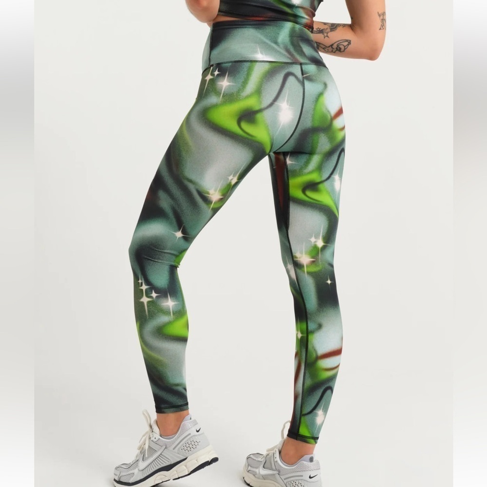Statement Colorful SARA RABIN X STANCE HAPPENINGS 7/8 LEGGINGS XS